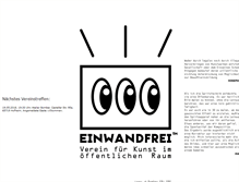 Tablet Screenshot of einwandfrei.org